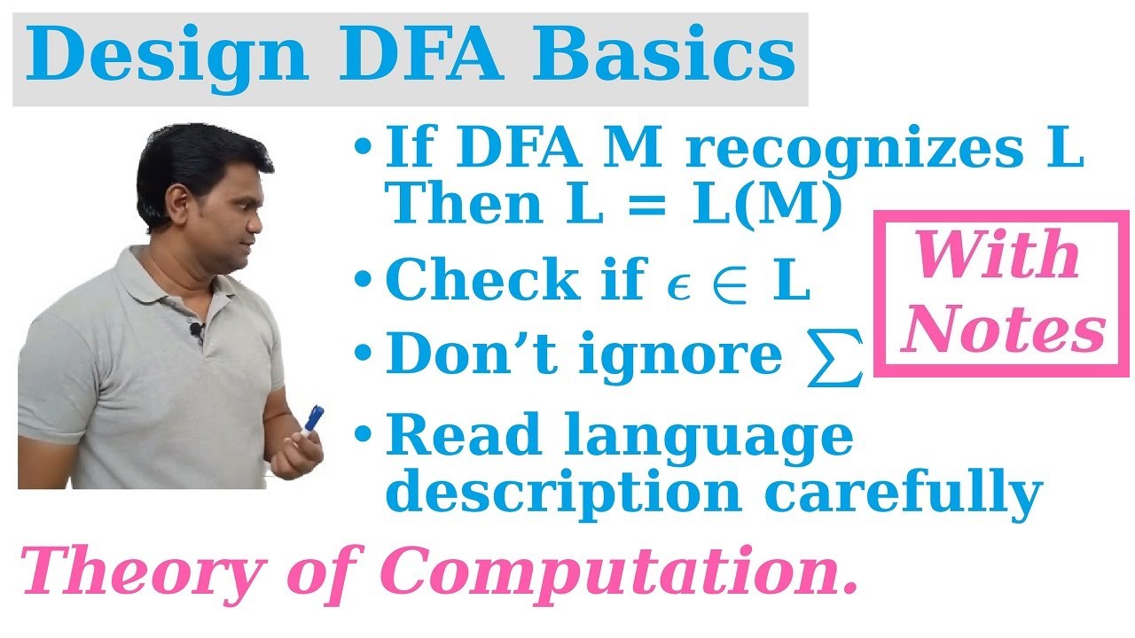 DFA examples Part 1  DFA Construction basics | TOC.GATE.NET.