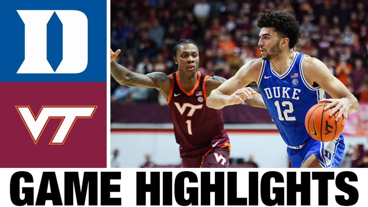 #4 Duke vs Virginia Tech Highlights | Men's Basketball | College Basketball 2025