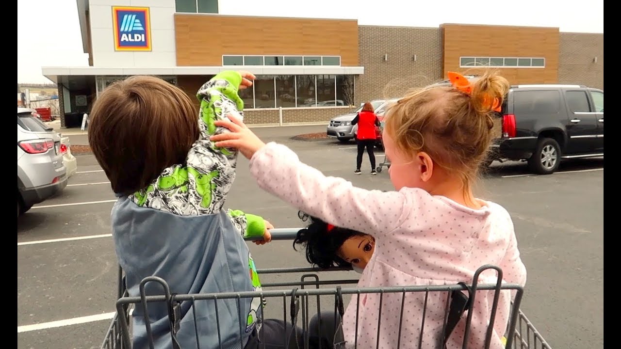 Twins Fighting At The Grocery Store