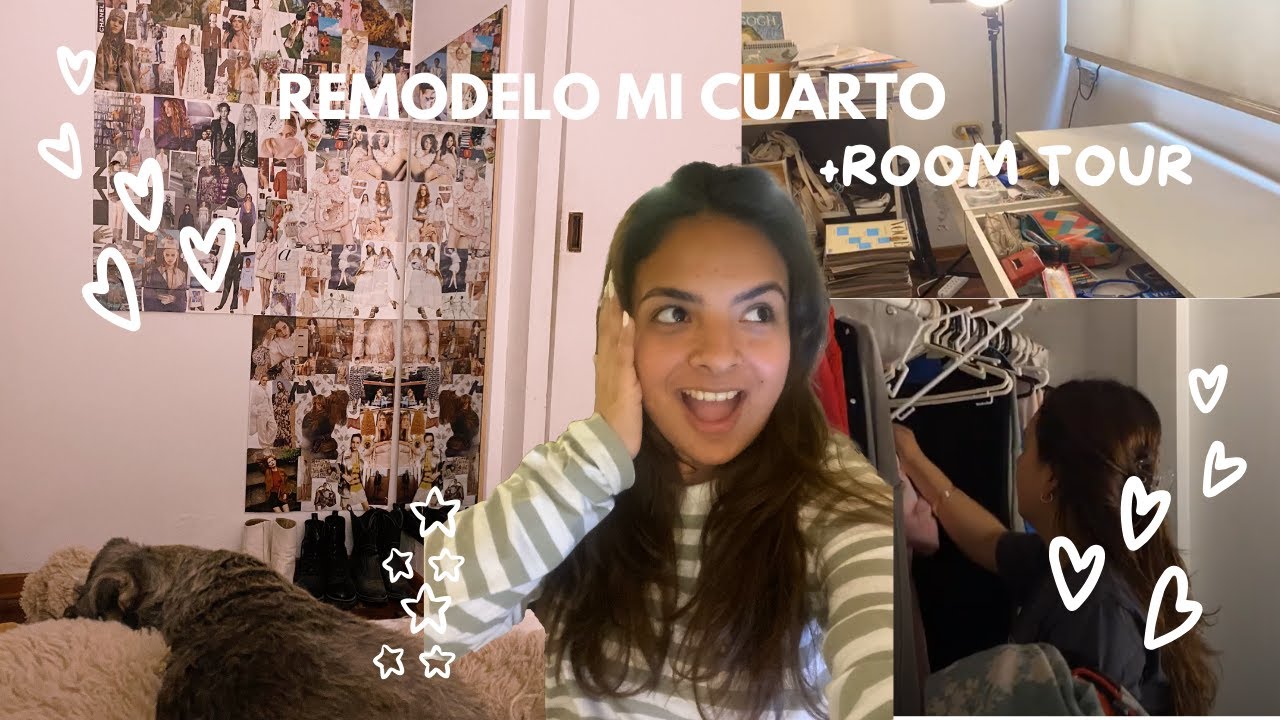 REMODELANDO MI CUARTO + room tour + closet clean out
