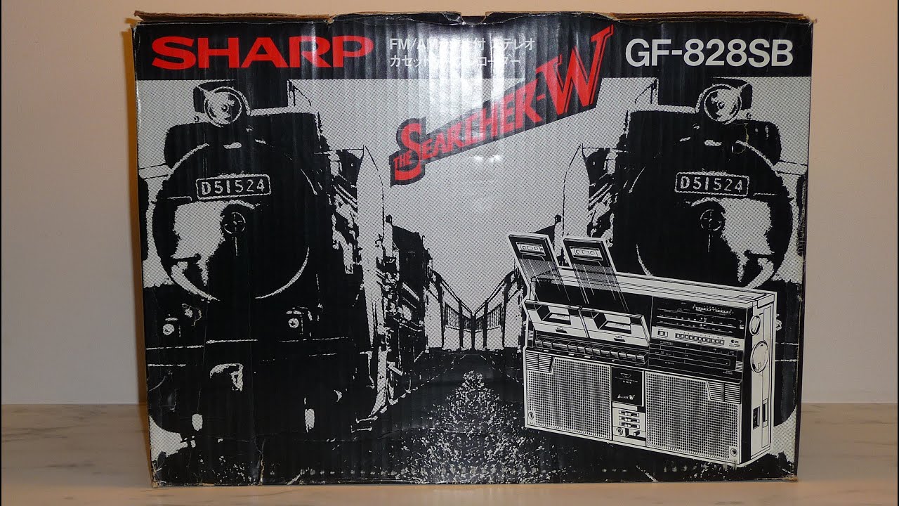 Стереофонический радиокассетный магнитофон SHARP GF-828SB