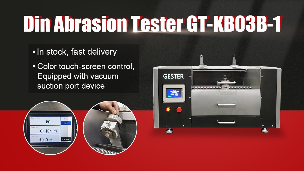 DIN Abrasion Tester 1 Test position GT-KB03B-1
