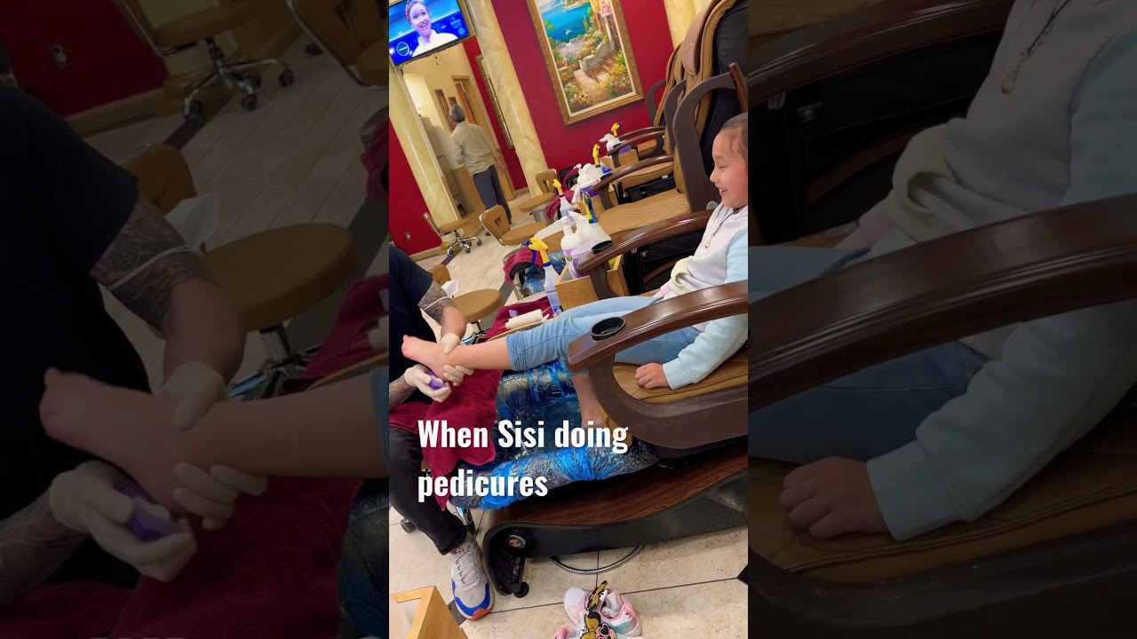 Will u 🤭 when doing #pedicure #kidsvideo #kids #fun #motherdaughter