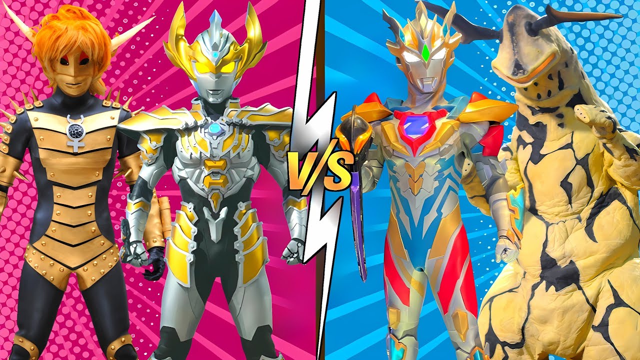 ウルトラマン TAIGA PHOTON EARTH VS ULTRAMAN ZETA DELTA RISE CLAW VS ELEKING VS ALIEN BABARUE #ウルトラマン #怪獣 