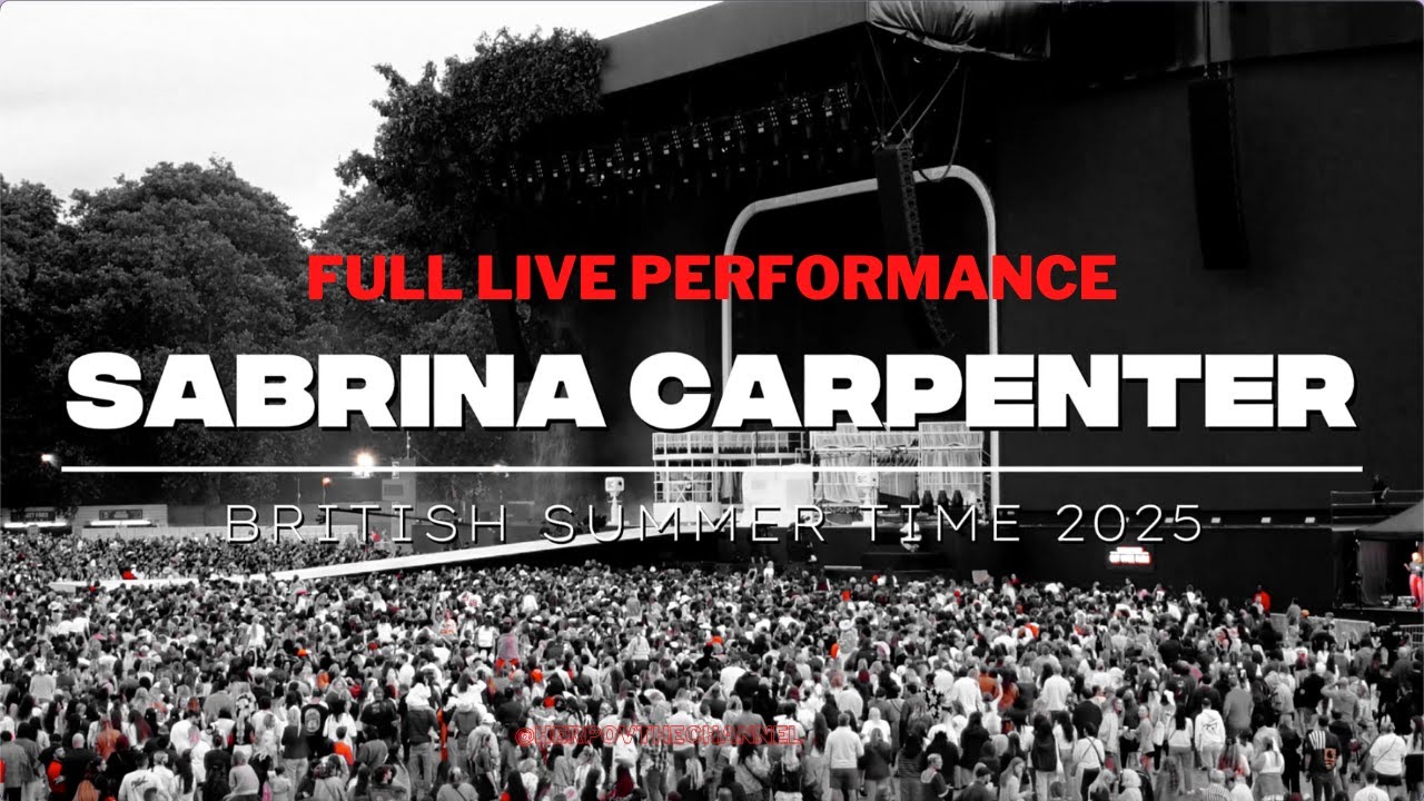 SABRINA CARPENTER FULL LIVE PERFORMANCE @ HYDE PARK LONDON 2025 BUSY WOMAN x  TASTE