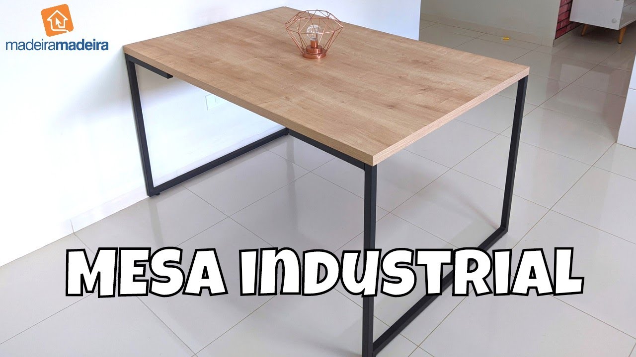 MESA DE JANTAR INDUSTRIAL MADEIRA MADEIRA - #review