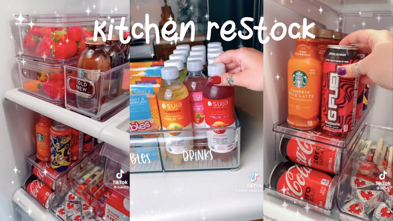 Kitchen restock & refills ASMR | TikTok Compilation |