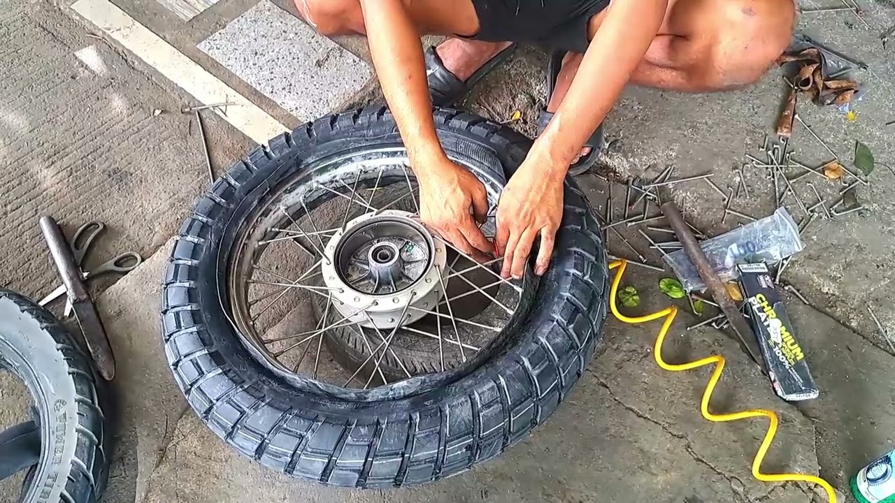 PAANO MAG TUBLESS NG RIM/GULONG NG YAMAHA YTX 125 +Kasya ba ang 120/90-17 na gulong ? 2023