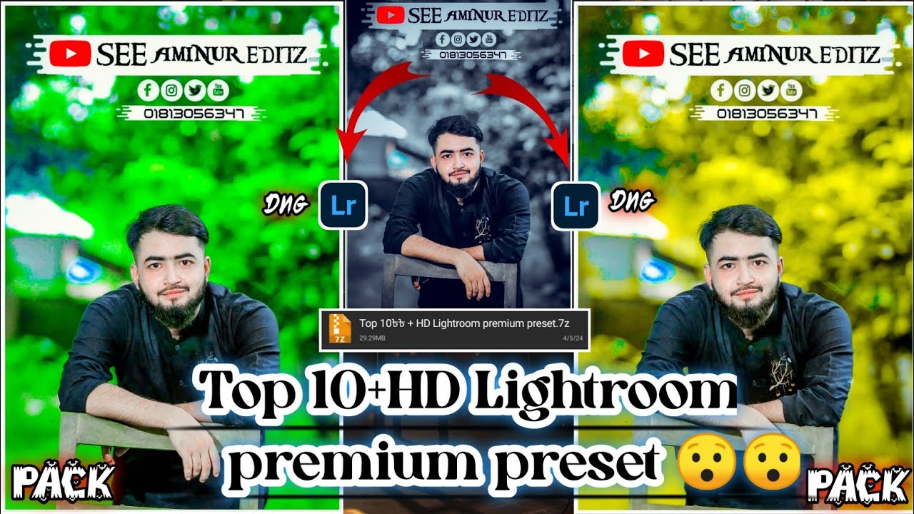 Top10+hd lightroom premium presets 📌😯🎀||| Free Download New 2025|||