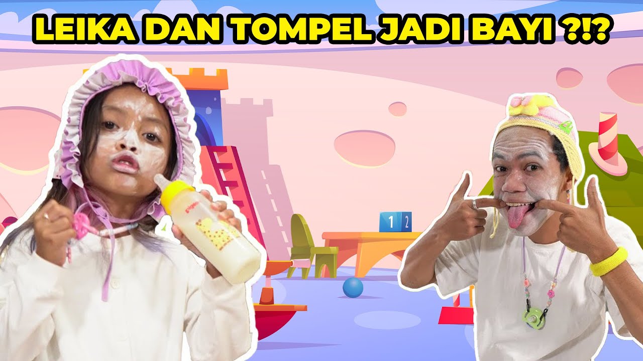 KENAPA BISA JADI BAYI LEIKA VS TOMPEL DI ROBLOX?