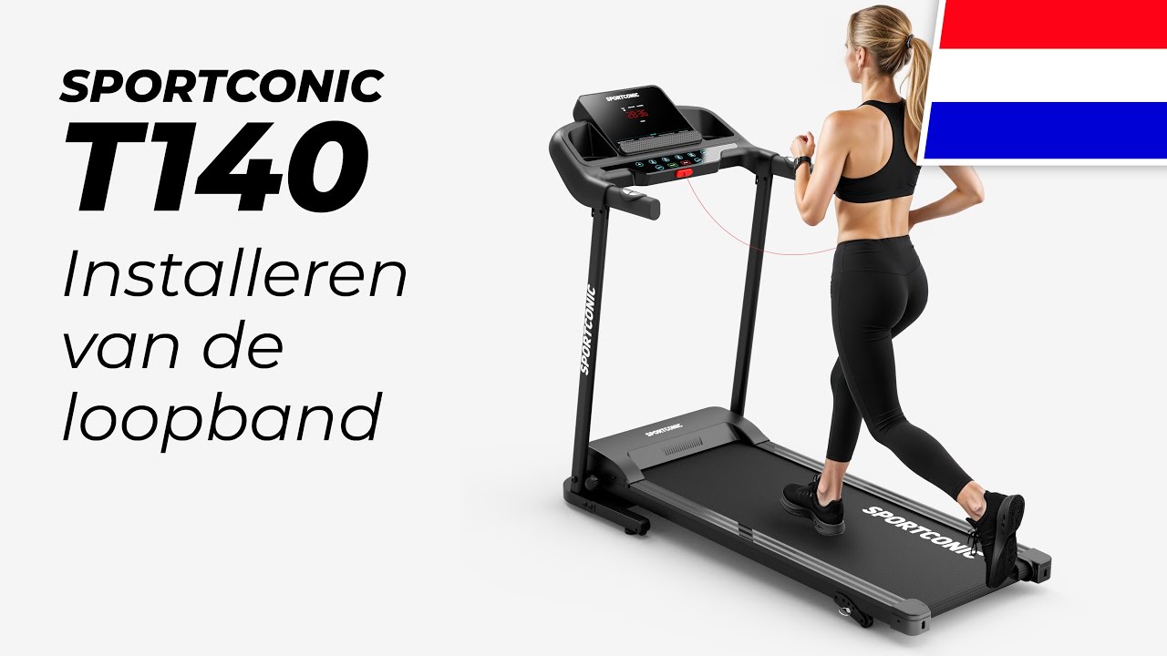 Sportconic T140 - Installeren van de loopband