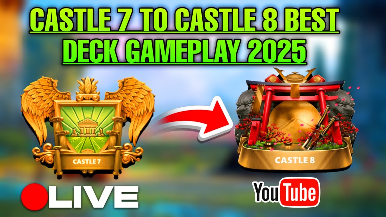 Reaper Deck Gameplay For Castle 7 To Castle 8 | Castle Crush: Epic Battle