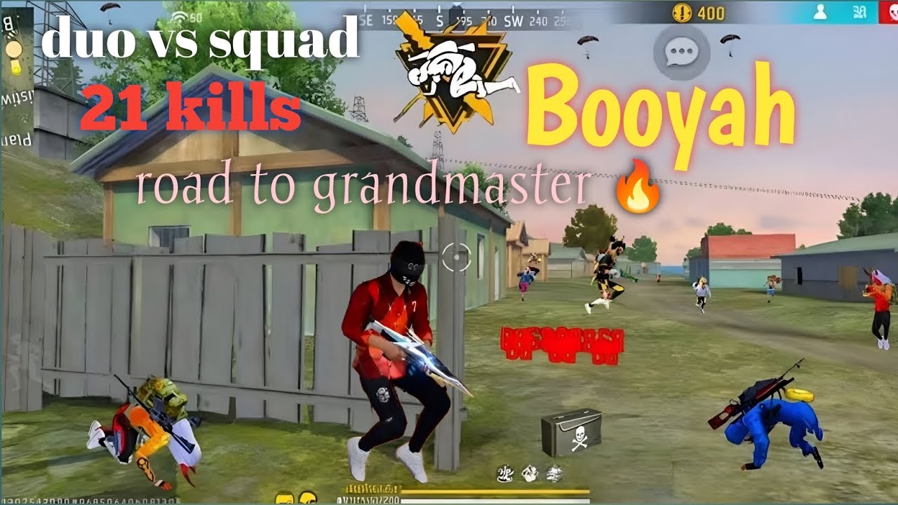 Duo vs squad br rank 21 kills Booyah road to grandmaster 🔥