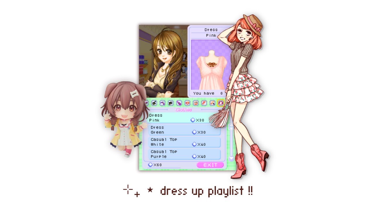 𐙚˚˖ dress up game playlist ୭˚. ᵎᵎ
