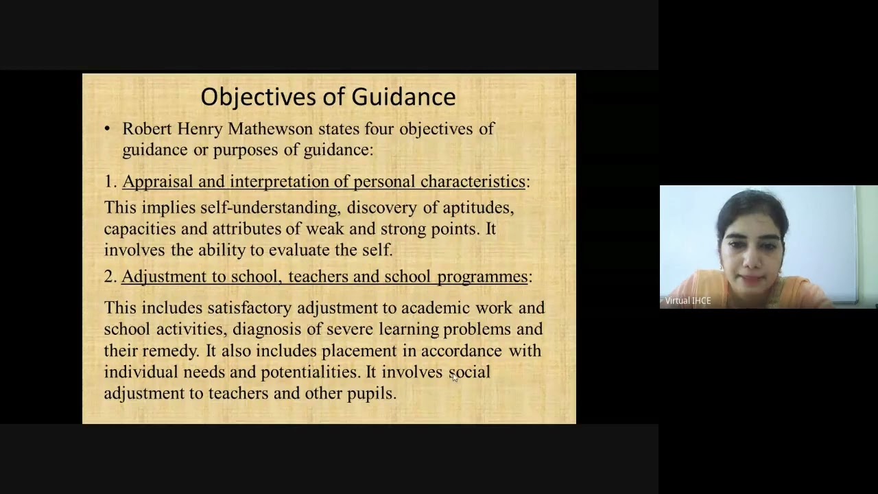 Objectives of Guidance I #objectivesofguidance #purposesofguidance #needofguidance #bednotes #bed