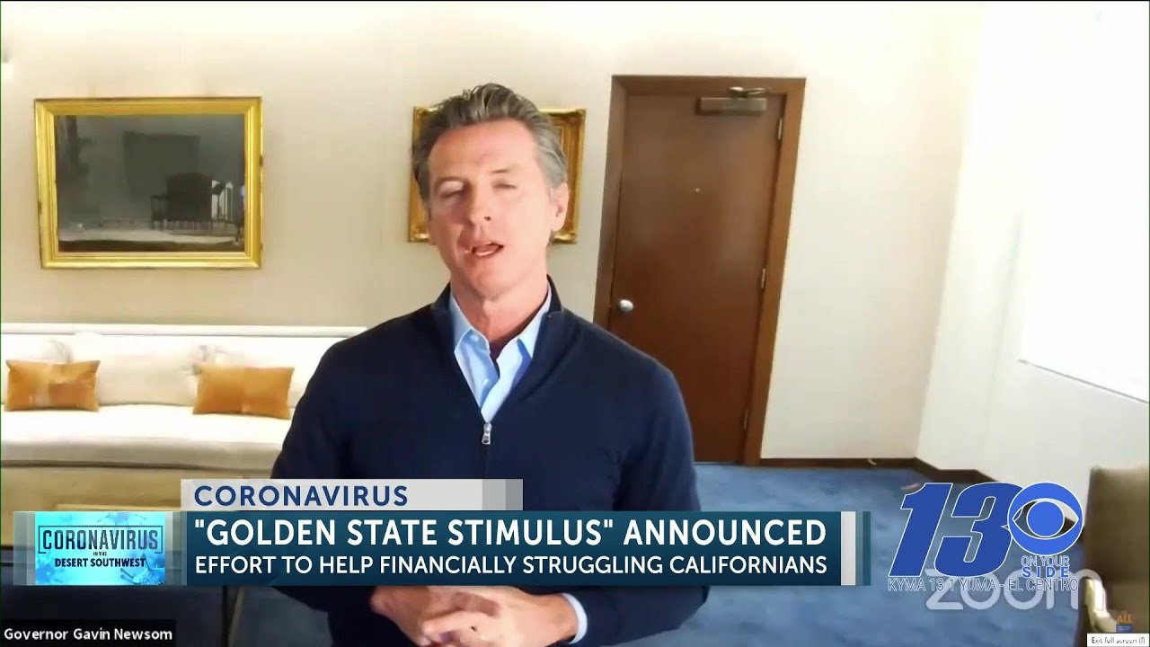 California Governor Proposes $600 Stimulus Checks for Cash-Strapped Californians