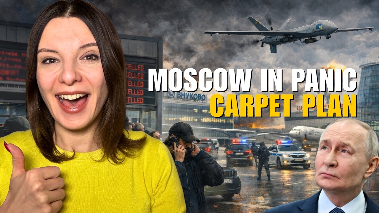 RUSSIA ON FIRE: CARPET PLAN SHUT DOWN MOSCOW AIRPORTS AGAIN Vlog 1328: War in Ukraine