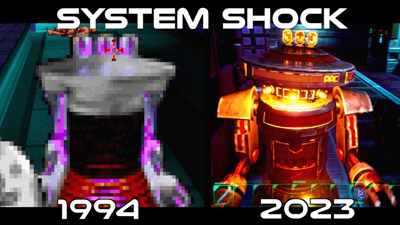 Сравнение System Shock 1994-2023: оригинал, ремастер и ремейк