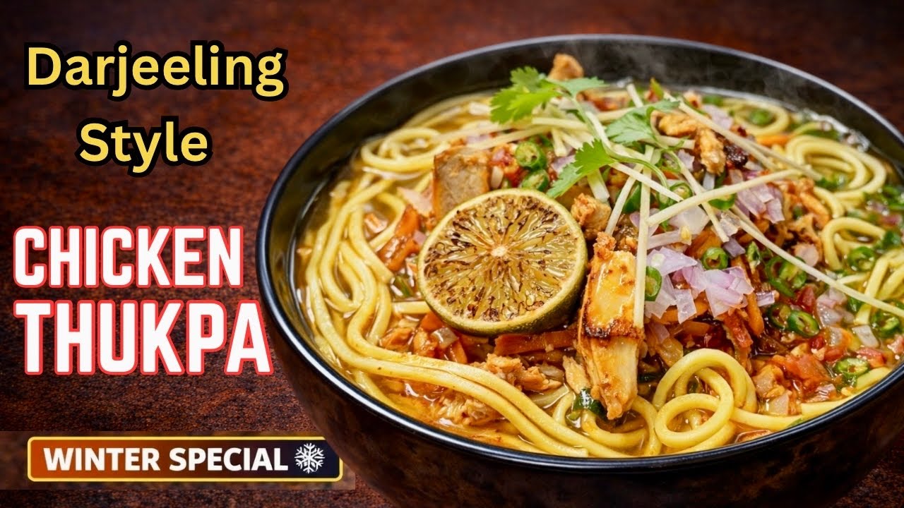 Darjeeling Style Chicken Thukpa Recipe | चिकन थुकपा | Tibetan Winter Noodle Soup