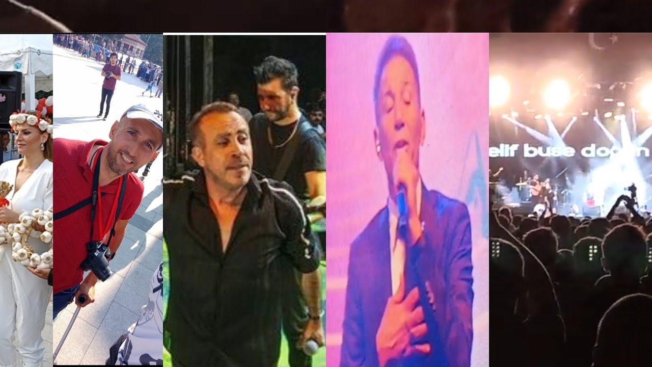 Taşköprü sarımsak festivalinde sahne alan bütün sanatçılardan kareler