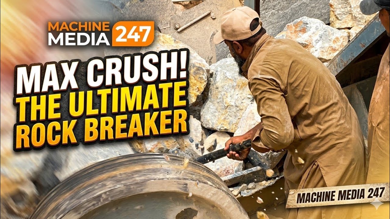 INSIDE Massive 🚨Jaw Crusher 🚨 WORST Rock Jam I’ve Ever Seen! 💥 Risky Hard Work #jawcrusher
