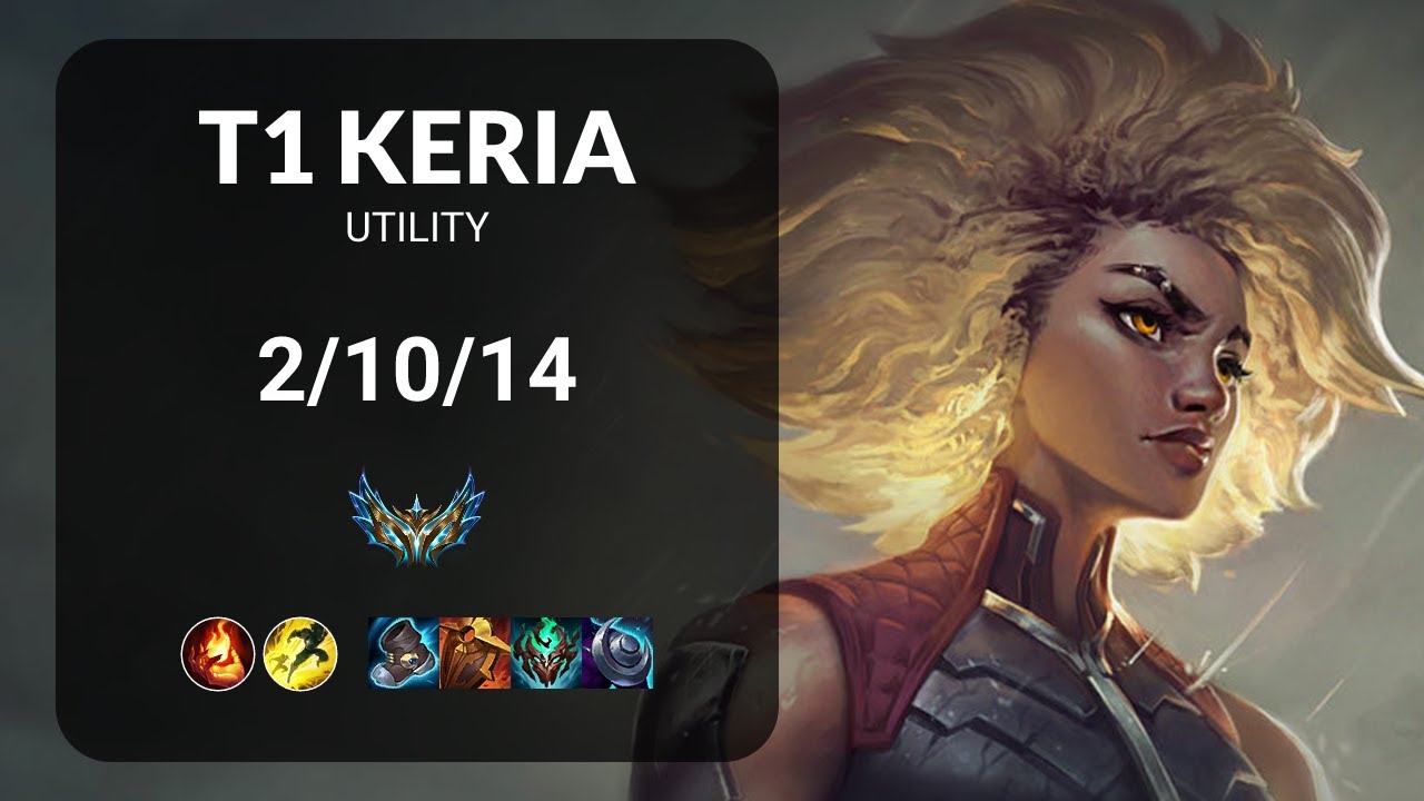 T1 Keria Rell vs Nautilus UTILITY - KR CHALLENGER Patch 13.13