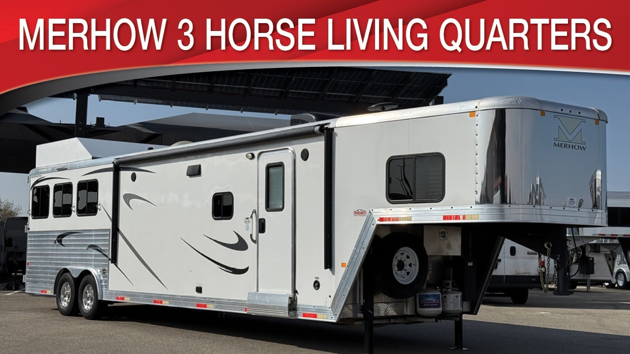 Merhow 3 Horse Living Quarters