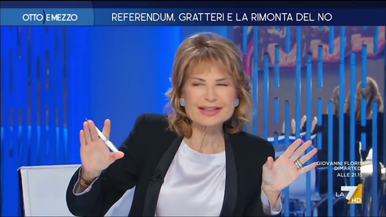 OTTO E MEZZO la7 - puntata 10 febbraio 2026