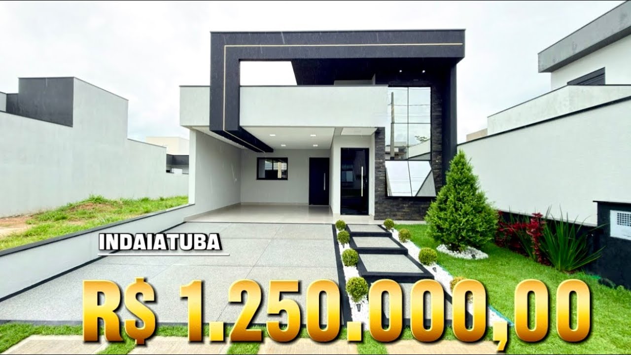 Casa Nova a Venda em Indaiatuba Condomínio Fechado | Imóvel Rico nos Detalhes Oportunidade 📍