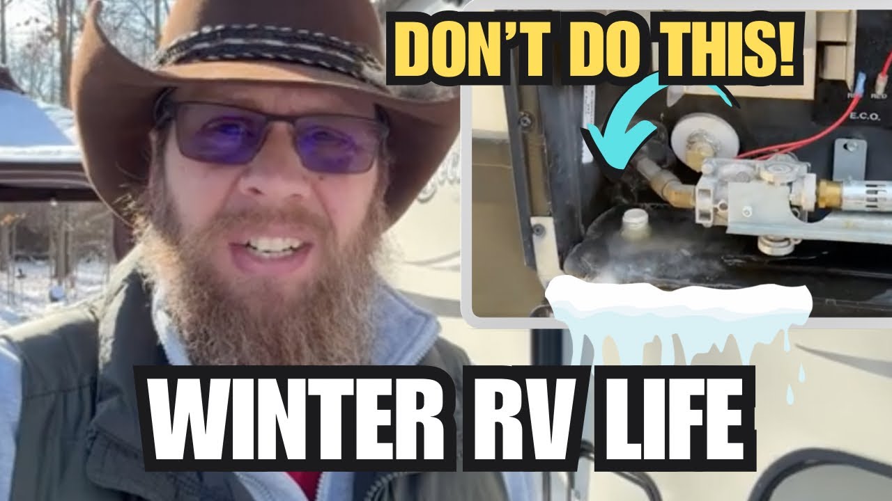 How to fix Leaking Rv Hot Water Heater | Don't Make This Winter Camping Mistake!