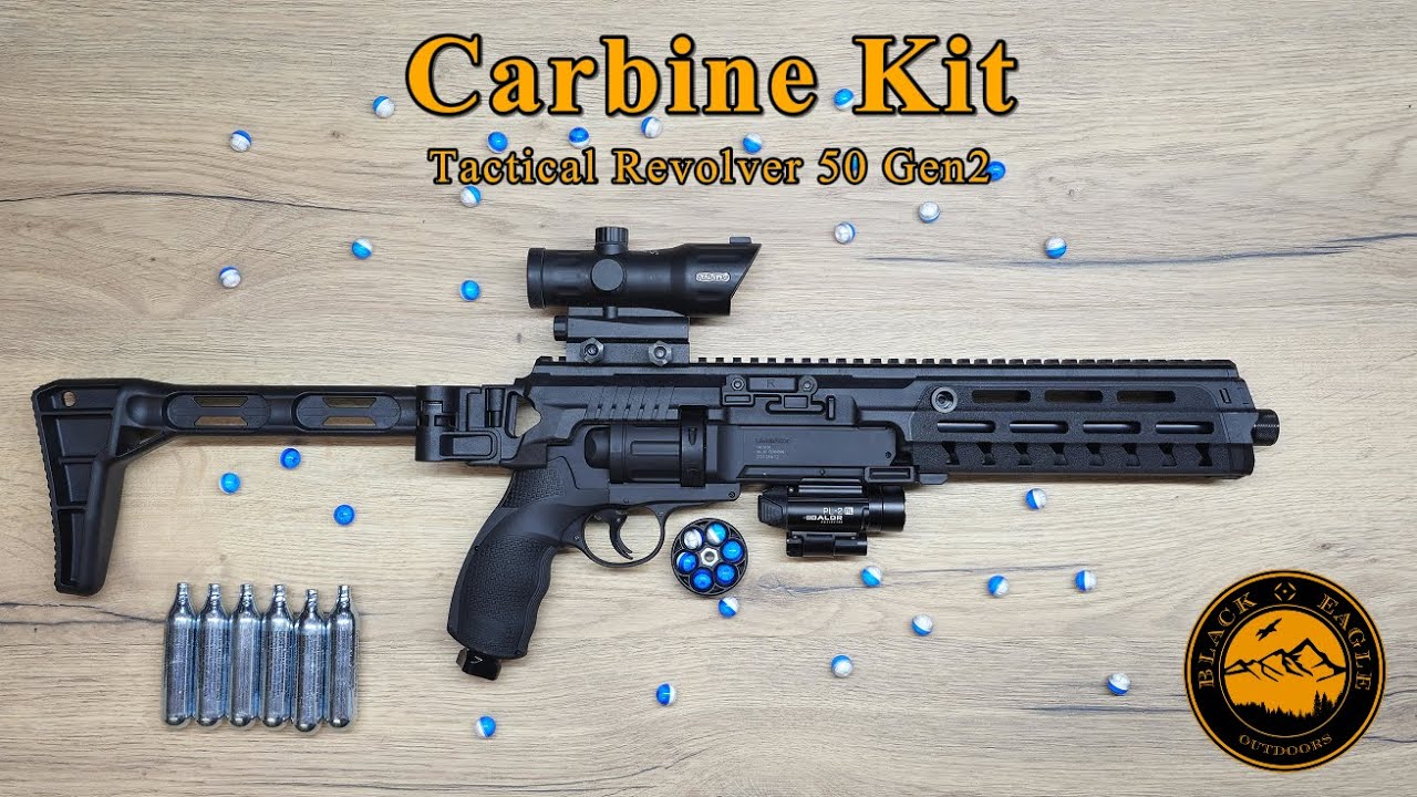 T4E Carbine Conversion Kit für Tactical Revolver 50 Gen1+2