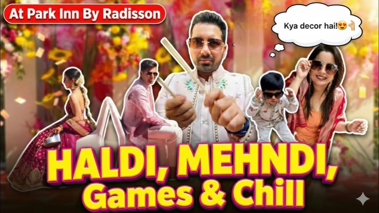 HALDI GOALS: Colorful Decor & Fun Wedding Games | MAD Wedding Events | Ayushi ki Duniya Ep-40