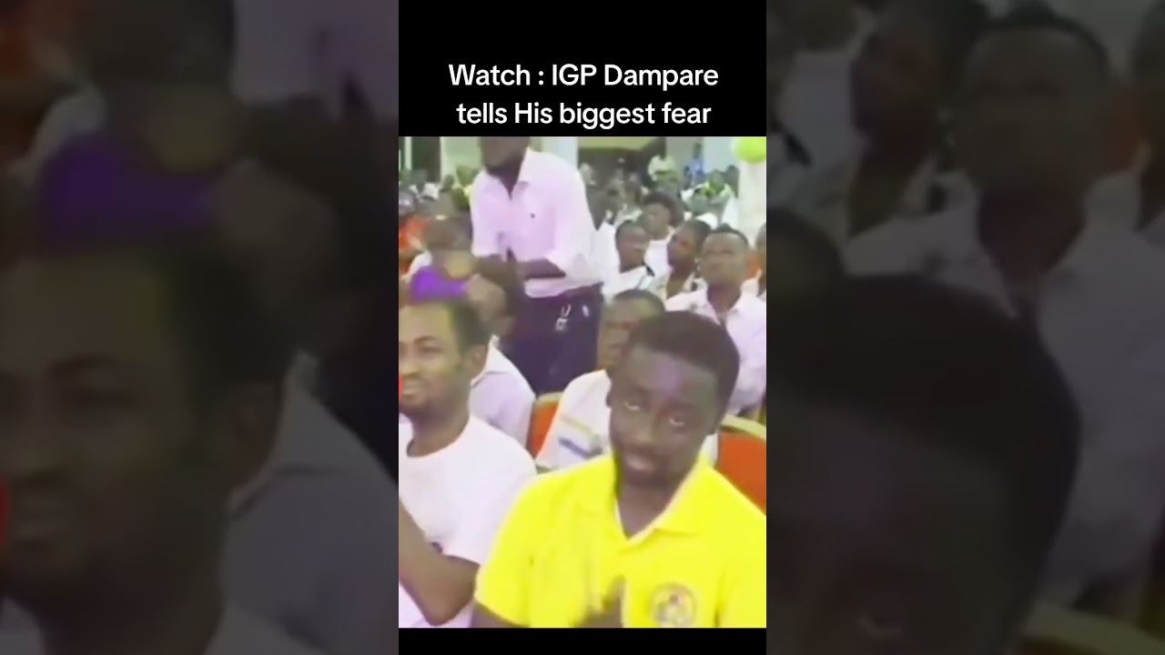 Watch: IGP Dampare  tells his biggest fear