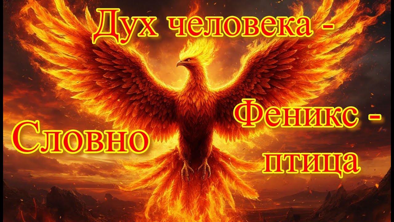 Дух человека  - словно Феникс-Птица