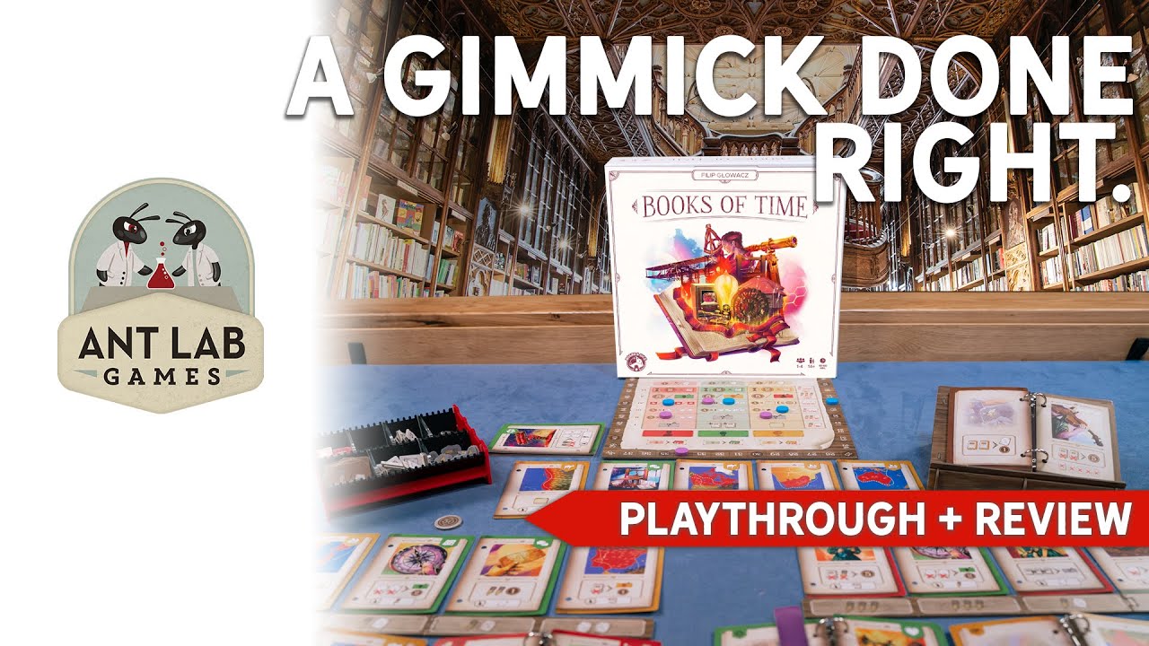Books of Time Board Game | 2 Player Playthrough | Review