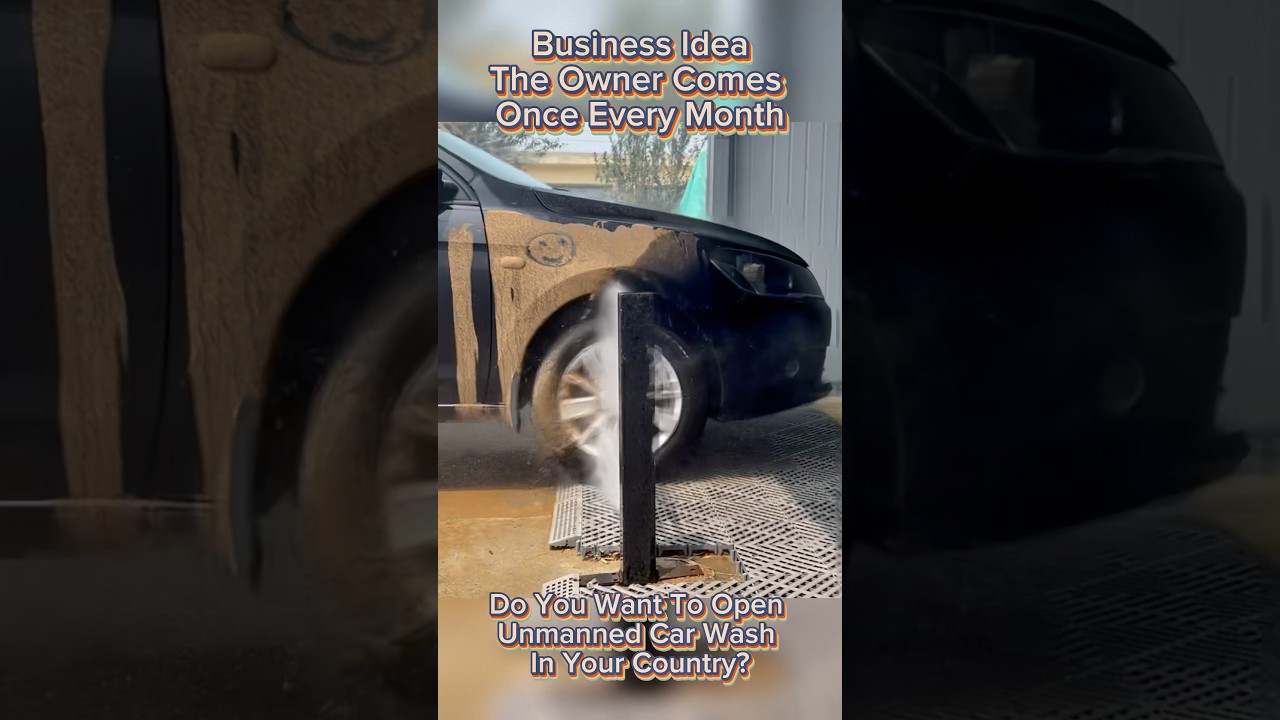 AUTOMATIC TOUCHLESS CAR WASH MACHINE #carwashmachine #satisfying #carcleaning #carwash #autocarwash