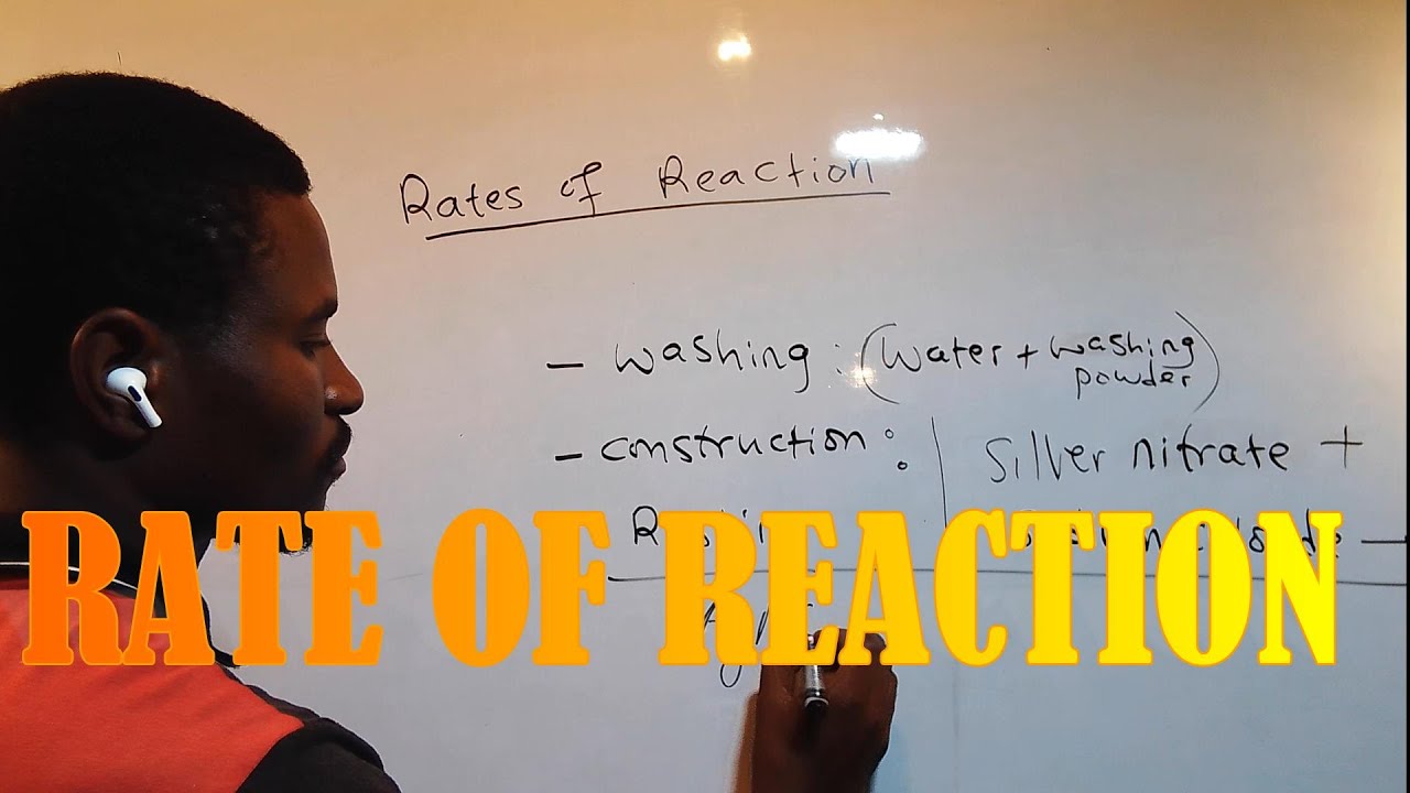RATE OF A CHEMICAL REACTION || VIDEO 1 || GRADE 11 CHEMISTRY
