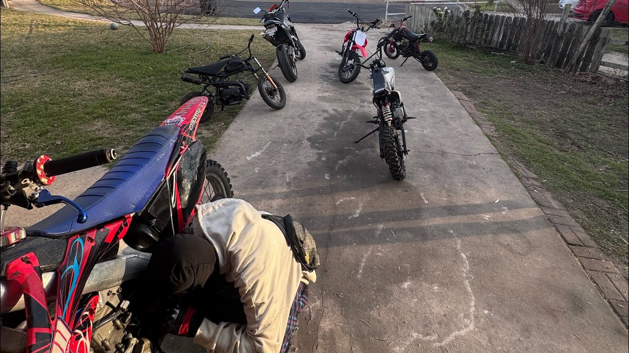 Got scammed for CRF parts :( |Apollo 70cc parts came in!!!| 110 vs 110 race?!