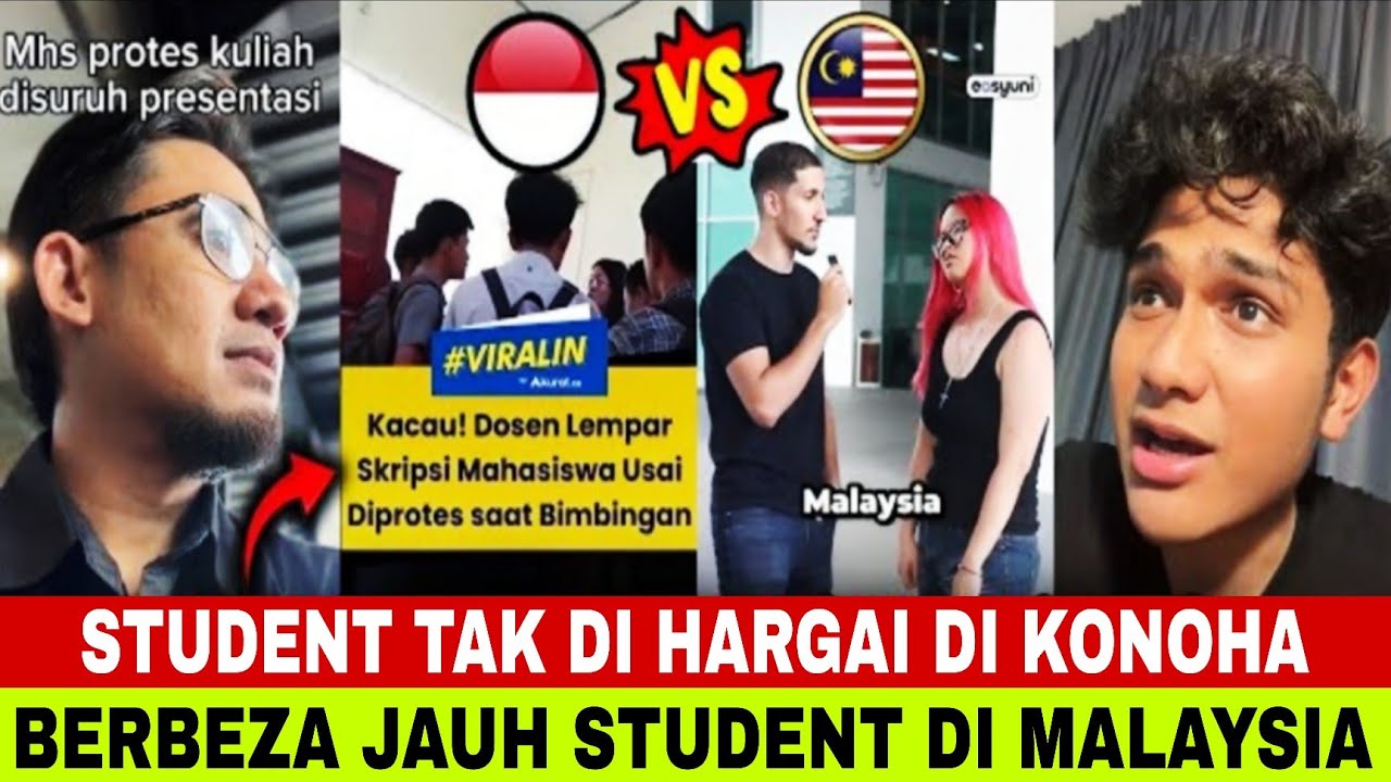 BONGKAR FAKTA STUDENT DI INDONESIA VS MALAYSIA⁉️ BIKIN NAIK DARAH ⁉️