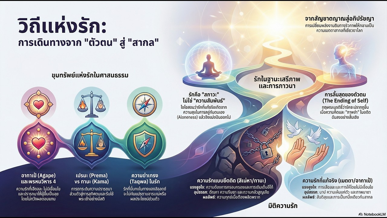 LOVE 🩷 ความรักในมุมมองของศาสนา คริสต์ พุทธ อิสลาม ฮินดู และ อภิปรัชญา