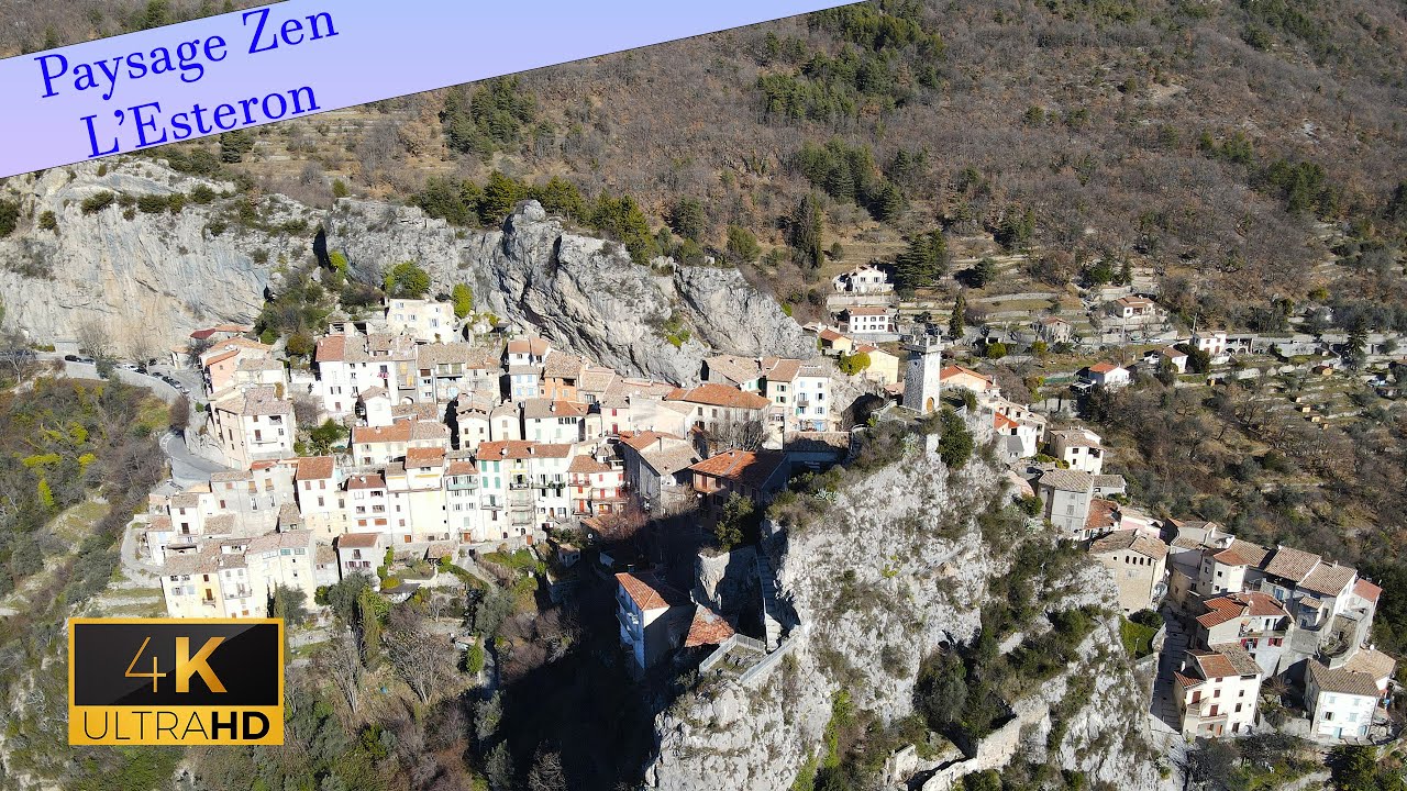 La Vallée de l'Esteron avec ses villages : Sigale, Briançonnet, Collongue, Saint Auban