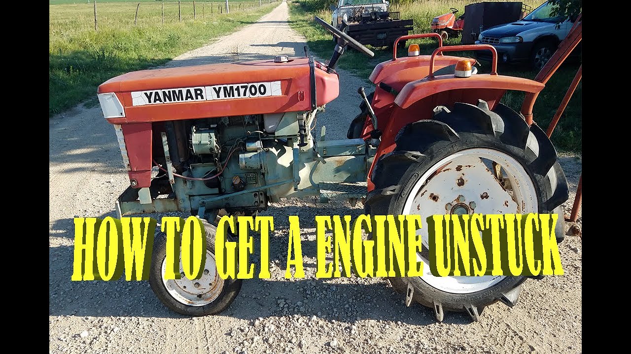 Купил дешевый Yanmar YN1700 с заклинившим двигателем.
