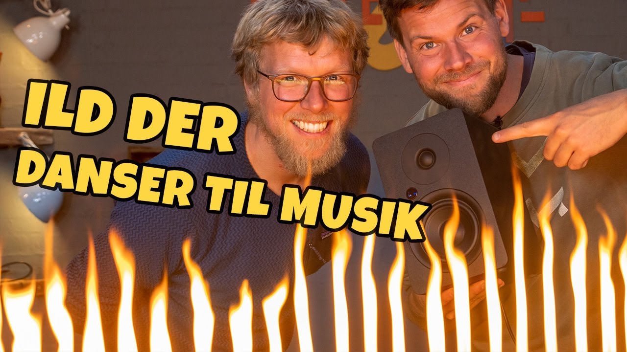 Sejt eksperiment med ild og musik - Vi forsøger at lave en Rubens Tube #RubensTube