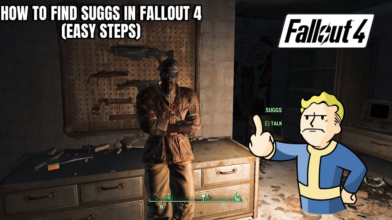 HOW TO FIND SUGGS TRADE SHOP ON FALLOUT 4 (EASY STEPS)