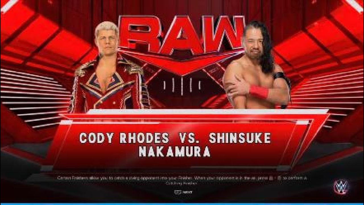 Cody VS Shinsuke WWE2K23