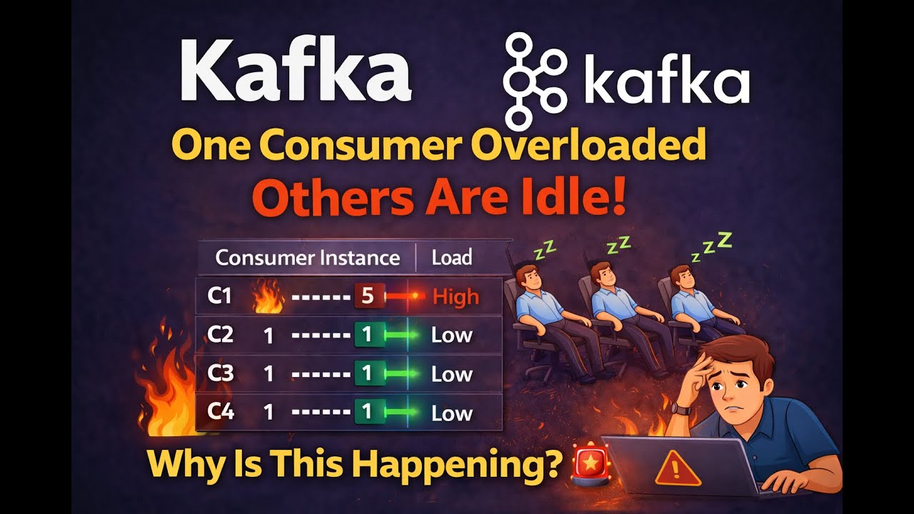 Kafka Interview Question 4: Why One Consumer Is Overloaded While Others Are Idle?