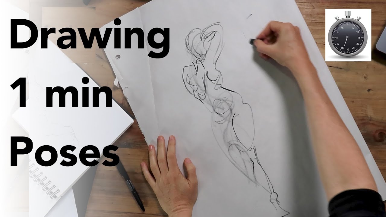 60 Second Charcoal Gesture Drawings