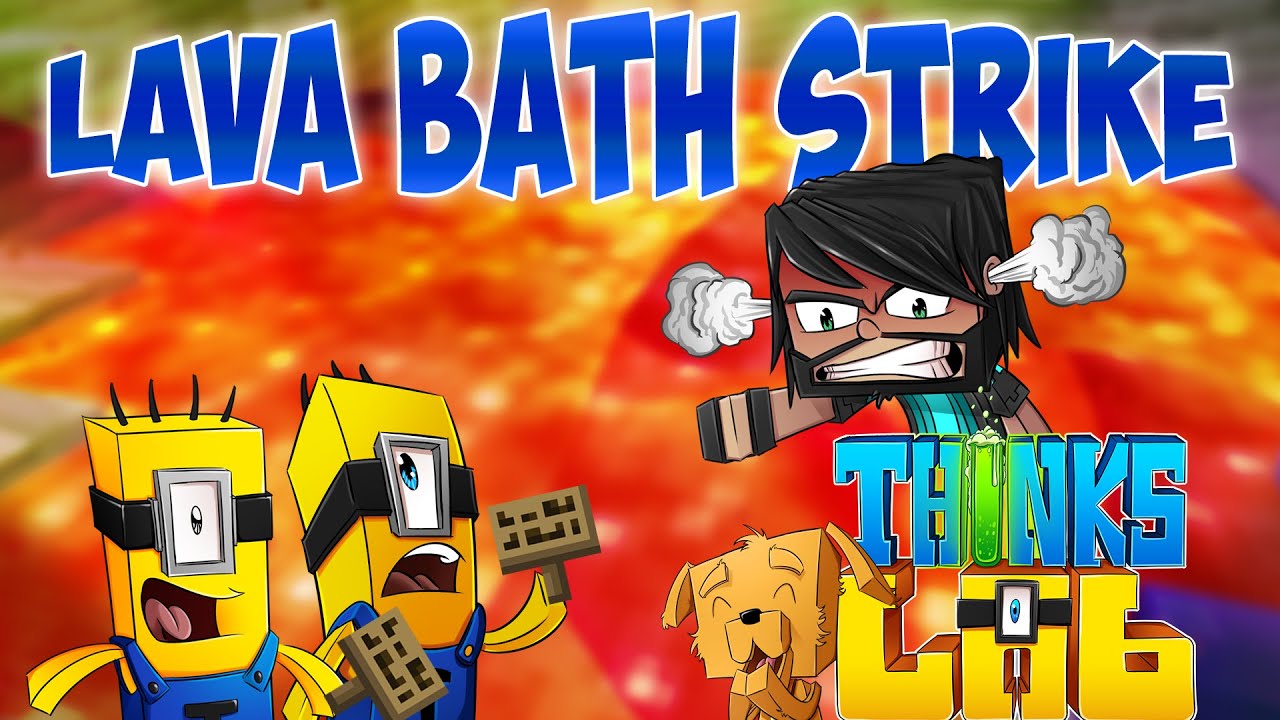 Minecraft Mods : Think's Lab - Lava Bath Minion Strike! [Minecraft Roleplay]