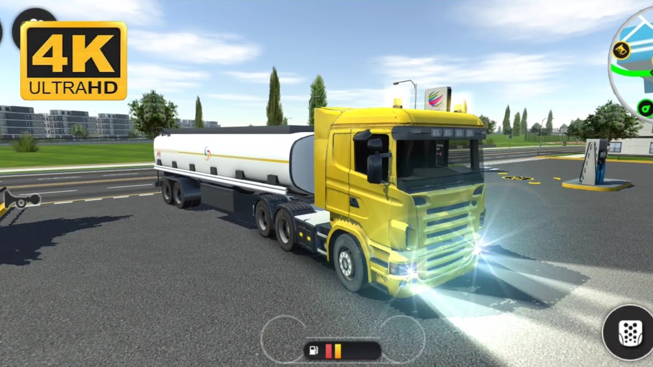 DRIVE SIMULATOR 2024 FUEL DELIVRY GAMEPLAY POV SCANIA 