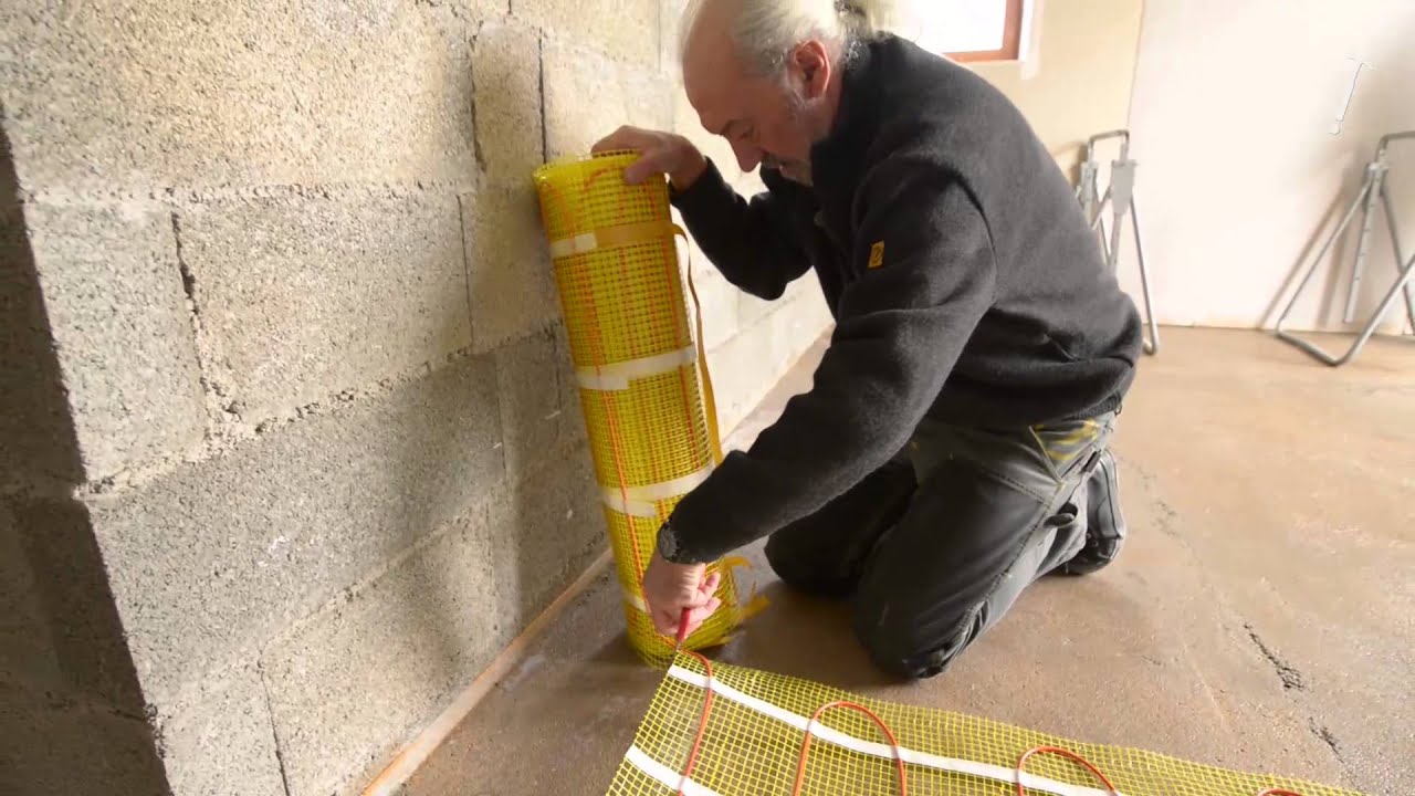 Plancher rayonnant électrique sous carrelage - Bricolage avec Robert